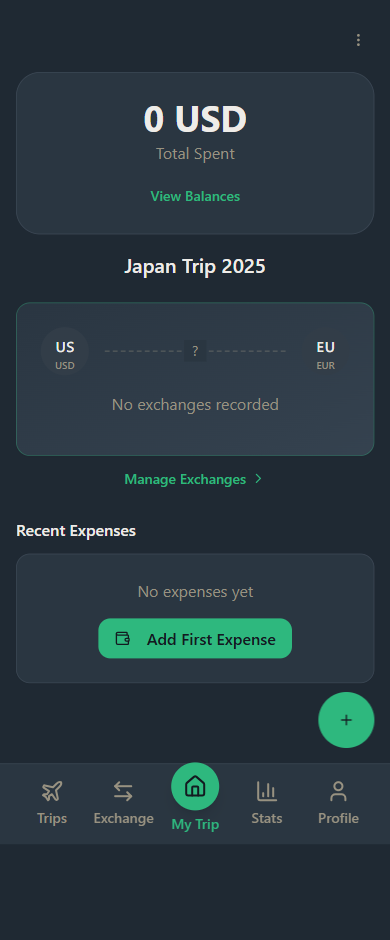 exchangeGO app screen